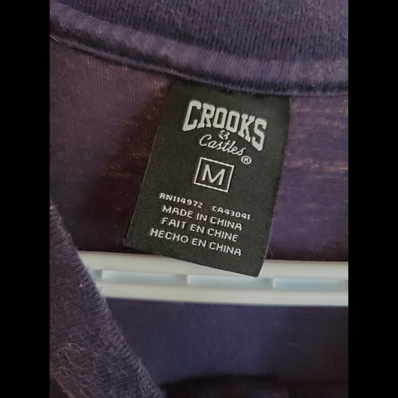 Crooks & Castles men's long sleeve shirt - Picture 3 of 3